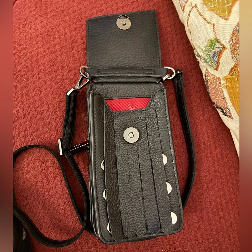 Hammitt 310 Wallet with Fringe in Black - Picture 3 of 7